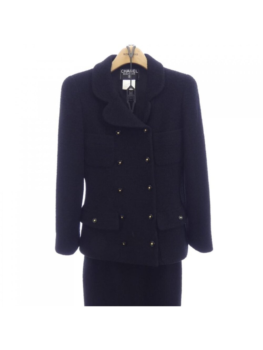 Chanel Vintage Suit Black
